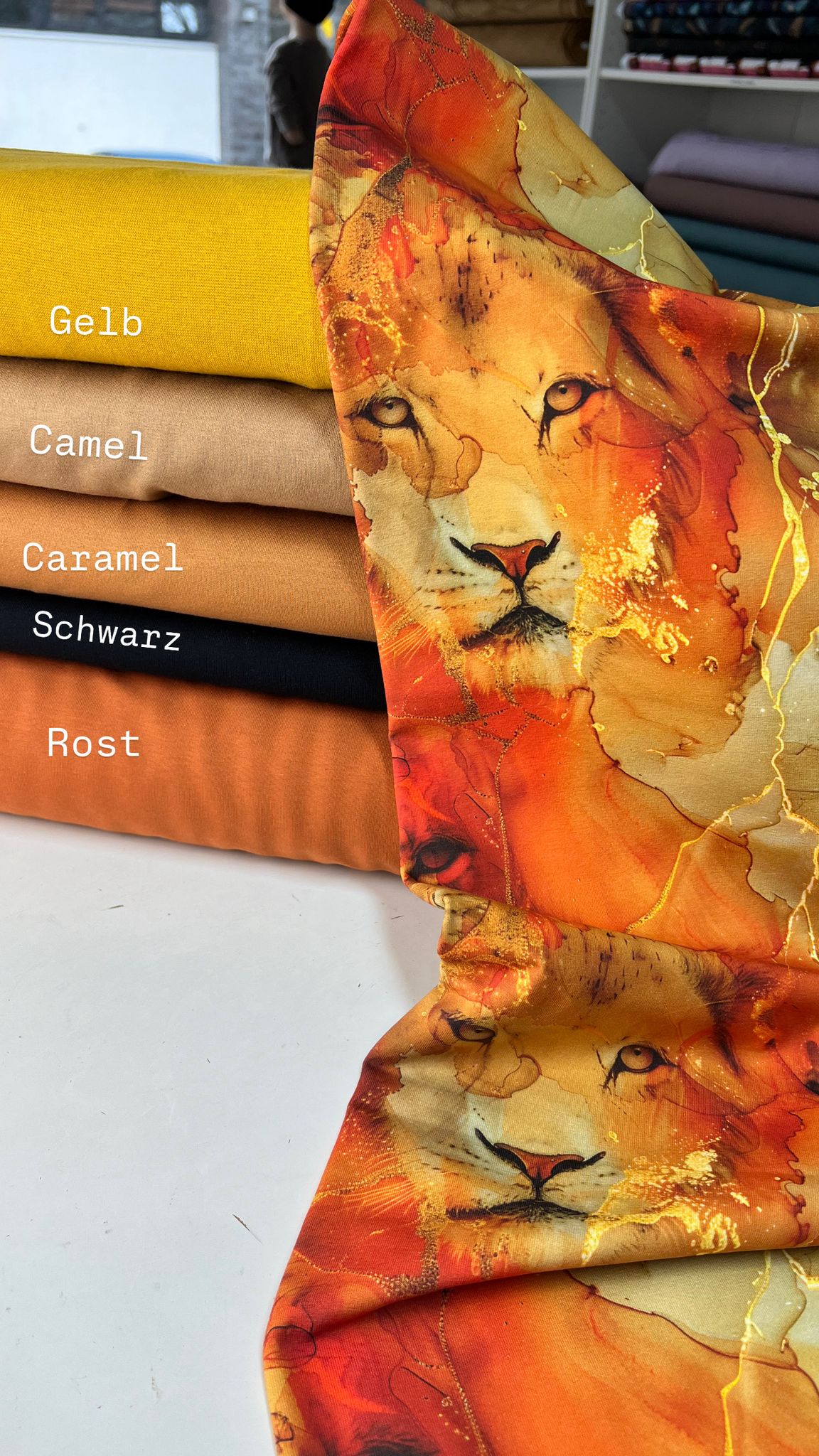 Bio Jersey "Lion" REST 1,1 Meter